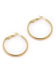 MOODE Kolczyki-kreole "Cindy" rozmiar: onesize. Żółte kolczyki damskie MOODE, ze stali. Za 30.99 zł.