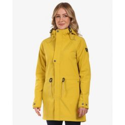 Damski płaszcz softshell Kilpi LASIKA-W. Żółte płaszcze damskie Kilpi, m, bez wzorów, z softshellu, bez kaptura. Za 422.05 zł.