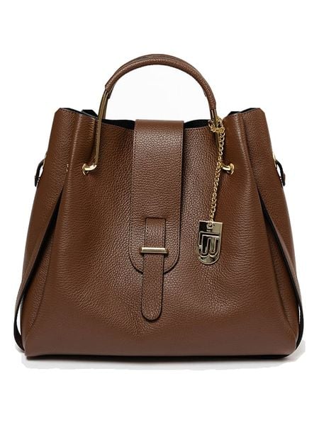 Lucca Baldi Skórzana torebka "Vinci" w kolorze brązowym - 33 x 28 x 13 cm rozmiar: onesize. Brązowe torebki klasyczne damskie Lucca Baldi, z materiału, przez ramię, bez dodatków. Za 304.99 zł.