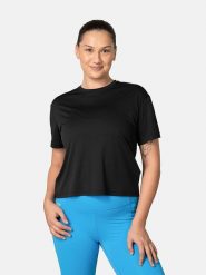 KARI TRAA Koszulka sportowa "Una" w kolorze czarnym rozmiar: XS. Czarne koszulki sportowe damskie Kari Traa, xs, bez wzorów, z materiału, bez ramiączek, outdoorowe. Za 100.99 zł.