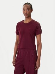 Adidas T-Shirt Lace Cali KC6453 Bordowy Regular Fit. Czerwone t-shirty damskie Adidas, xs, bez wzorów, z bawełny, bez kołnierzyka. Za 169.99 zł.