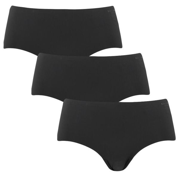 Figi damskie Björn Borg (x3). Czarne figi Björn Borg, bez wzorów, z jedwabiu. Za 249.50 zł.