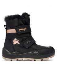 Primigi Śniegowce GORE-TEX 2379100 M Czarny. Czarne kozaki dziewczęce Primigi, bez wzorów, z gore-texu, bez obcasa, bez zapięcia. Za 399.99 zł.
