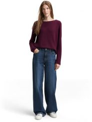 Tom Tailor Bluza w kolorze bordowym rozmiar: XL. Czerwone bluzy damskie Tom Tailor, xl, bez wzorów, bez kaptura. Za 94.38 zł.