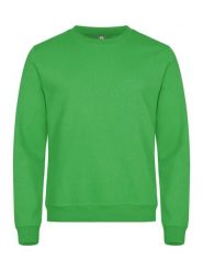 Clique Basic Roundneck bluza unisex klasyczna – apple green. Zielone bluzy damskie CLIQUE, xl, bez wzorów, z bawełny, bez kaptura. Za 155.74 zł.