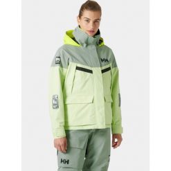 Kurtka Żeglarska Damska Helly Hansen Pier 4.0. Zielone kurtki damskie Helly Hansen, bez wzorów, bez kaptura. Za 1,199.00 zł.