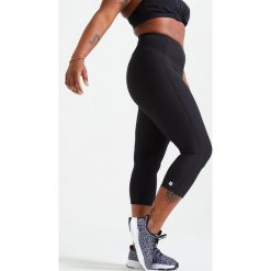Legginsy fitness damskie Domyos krótkie. Czarne legginsy damskie DOMYOS, l, bez wzorów, z elastanu. Za 79.99 zł.