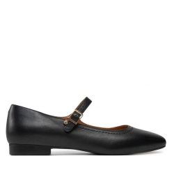 Baleriny R.Polański. Czarne balerinki damskie R.Polański, bez wzorów. Za 249.99 zł.