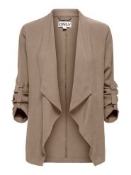 ONLY Marynarka Lalia 15367395 Brązowy jasny Regular Fit. Brązowe marynarki i żakiety damskie Only, xl, bez wzorów, z wiskozy. Za 199.99 zł.