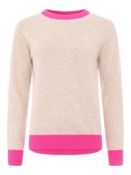 Zwillingsherz Kaszmirowy sweter w kolorze beżowym rozmiar: XL. Brązowe swetry klasyczne damskie Zwillingsherz, xl, z kaszmiru, bez kołnierzyka. Za 428.45 zł.