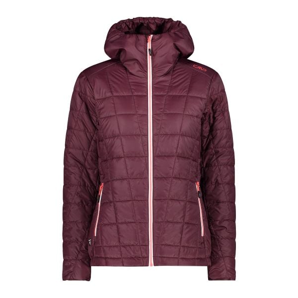 Damska kurtka z kapturem CMP Unlimitech. Brązowe kurtki damskie CMP, bez wzorów, z puchu, z kapturem. W wyprzedaży za 454.00 zł.