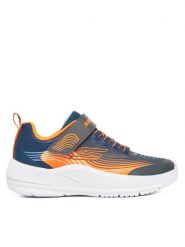 Skechers Sneakersy Microspec Advance- 403926L/NVOR Granatowy. Niebieskie buty sportowe chłopięce Skechers, z materiału, bez zapięcia. Za 139.99 zł.