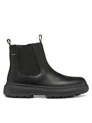 Geox Sztyblety D Lamidie + Grip Abx D46XMD 46 C9999 Czarny. Czarne botki damskie Geox, bez obcasa, na płaskiej podeszwie, bez zapięcia. Za 769.99 zł.
