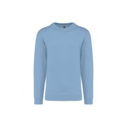 Bluza z okrągłym dekoltem Kariban. Niebieskie bluzy damskie KARIBAN, l, bez wzorów, z bawełny, bez kaptura. Za 128.50 zł.