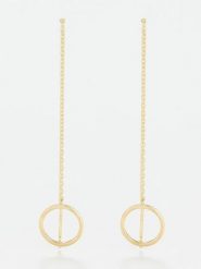 OR ÉCLAT Złote kolczyki "Cercles immaginaires" rozmiar: onesize. Żółte kolczyki damskie Or Éclat, złote. Za 414.33 zł.