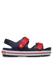 Crocs Sandały Crocband Cruiser Sandal T Kids 209424 Granatowy. Niebieskie sandały chłopięce Crocs, z tworzywa sztucznego, bez zapięcia. Za 119.99 zł.