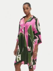 Iconique Sukienka koszulowa Annabelle IC26-098 Kolorowy Relaxed Fit. Sukienki damskie Iconique, bez wzorów, z wiskozy, bez ramiączek. Za 639.99 zł.