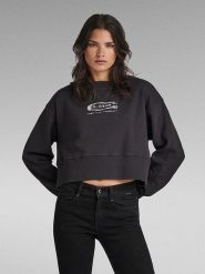 G-Star Bluza w kolorze czarnym rozmiar: M. Czarne bluzy damskie G-Star, m, bez wzorów, bez kaptura. Za 127.35 zł.