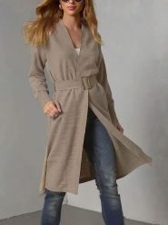 Milan Kiss Kardigan w kolorze beżowym rozmiar: S. Brązowe kardigany damskie Milan Kiss, s, bez wzorów, z tkaniny. Za 195.99 zł.