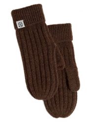 MOSS COPENHAGEN Rękawiczki "Hope" w kolorze brązowym rozmiar: onesize. Brązowe rękawiczki damskie Moss Copenhagen, bez wzorów, z materiału. Za 82.99 zł.