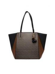 Aldo Torebka 14172307 Brązowy. Brązowe shopper bag ALDO, bez wzorów, ze skóry, bez dodatków. Za 399.99 zł.