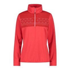 Golf damska turystyczne CMP 34J4166. Czerwone golfy damskie CMP, m, bez wzorów, bez ramiączek. Za 340.00 zł.