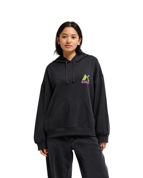 Bluza z kapturem dla Kobiety STANDARD Czarny. Czarne bluzy damskie Quiksilver, m, bez wzorów, z bawełny, z kapturem. Za 299.99 zł.
