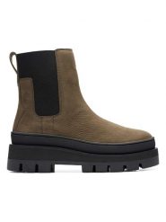 Clarks Skórzane sztyblety "Orianna2 Top" w kolorze jasnobrązowym rozmiar: 37,5. Brązowe botki damskie Clarks. Za 254.74 zł.