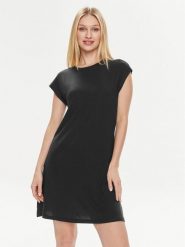 Vero Moda Sukienka codzienna Ava 10304703 Czarny Loose Fit. Czarne sukienki damskie Vero Moda, bez wzorów, z lyocellu, bez ramiączek. Za 69.99 zł.