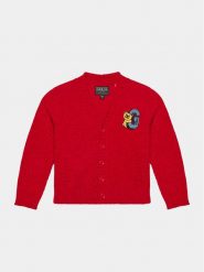Guess Sweter N3BR02 Z39O0 Czerwony Regular Fit. Czerwone swetry chłopięce Guess, z syntetyku, bez kołnierzyka. Za 239.99 zł.