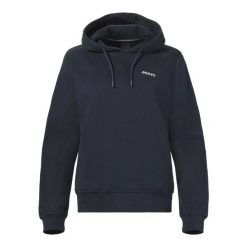 Bluza damska z kapturem Musto. Niebieskie bluzy damskie Musto, bez wzorów, z kapturem. Za 367.50 zł.