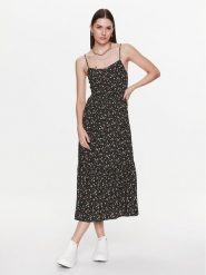 Pepe Jeans Sukienka codzienna Pey PL953300 Kolorowy Regular Fit. Sukienki damskie Pepe Jeans, bez wzorów, z jeansu, bez ramiączek. Za 289.99 zł.