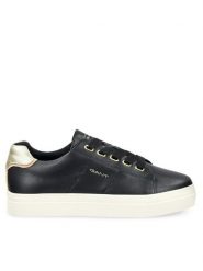 Gant Sneakersy 31531989 Czarny. Czarne obuwie sportowe damskie Gant, ze skóry, bez zapięcia. Za 429.99 zł.