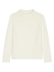 Marc O´Polo Sweter w kolorze kremowym rozmiar: M. Brązowe swetry klasyczne damskie m, z bawełny, bez kołnierzyka. Za 219.60 zł.