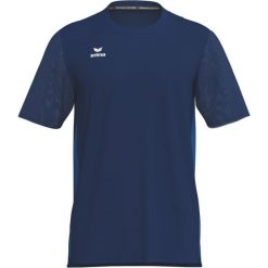 Koszulka Erima T&f Wings Function Blue Junior. Niebieskie bluzki damskie 55PROTEC, bez wzorów, z materiału, sportowe, bez kołnierzyka, bez ramiączek. Za 269.99 zł.