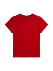 Polo Ralph Lauren T-Shirt 211B14605006 Czerwony Classic Fit. Czerwone t-shirty damskie Polo Ralph Lauren, xs, bez wzorów, z bawełny, bez kołnierzyka. Za 399.99 zł.
