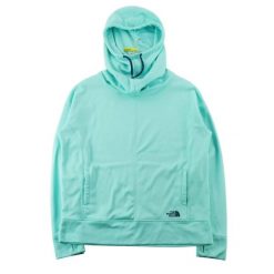Second life - Bluza z kapturem damska z otworami na kciuki - Stan dobry. Niebieskie bluzy damskie The North Face, xl, bez wzorów, z kapturem. Za 143.46 zł.