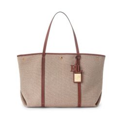 Torebka LAUREN RALPH LAUREN. Brązowe shopper bag Lauren Ralph Lauren, bez dodatków. Za 939.99 zł.