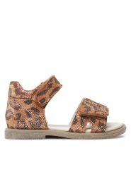 Lasocki Kids Sandały CI12-HAPPY-05 Brązowy. Brązowe sandały dziewczęce Lasocki Kids, ze skóry, bez obcasa, bez zapięcia. Za 69.99 zł.