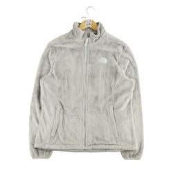 Second life - Kurtka polarowa TNF Grey Osito dla kobiet - Jak nowy. Szare kurtki damskie The North Face, bez wzorów, z polaru, bez kaptura. Za 212.96 zł.