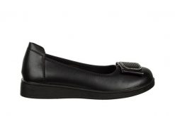 Baleriny Loretta Vitale W9918A Black 514268, Czarny, Skóra naturalna - 41. Czarne balerinki damskie Loretta Vitale, bez wzorów, ze skóry, z okrągłym noskiem. W wyprzedaży za 224.99 zł.