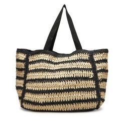 Torebka DeeZee. Czarne shopper bag DeeZee, bez wzorów, bez dodatków. Za 129.99 zł.