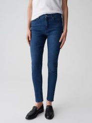 OPUS Dżinsy "Enja" - Skinny fit - w kolorze granatowym rozmiar: 40/L28. Niebieskie jeansy damskie Opus. Za 254.95 zł.