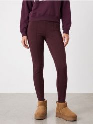 Legginsy z domieszką wiskozy - czerwony. Czerwone legginsy damskie Sinsay, l, bez wzorów, z wiskozy. Za 39.99 zł.