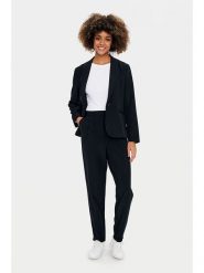 SAINT TROPEZ Spodnie w kolorze czarnym rozmiar: M. Czarne spodnie materiałowe damskie Saint Tropez, bez wzorów, z materiału. Za 117.73 zł.