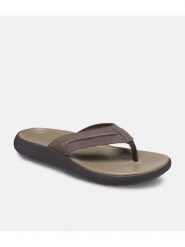 Crocs Japonki "Yukon Vista II" w kolorze antracytowym rozmiar: 39/40. Czarne klapki damskie Crocs, bez wzorów, z tworzywa sztucznego, z otwartym noskiem, bez obcasa, bez zapięcia. Za 164.95 zł.