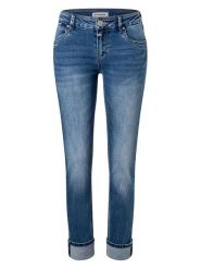 Timezone Dżinsy "Marah" - Slim fit - w kolorze niebieskim rozmiar: W31/L30. Niebieskie jeansy damskie Timezone. Za 136.13 zł.