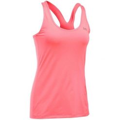 Koszulka bez rękawów damska Under Armour Racer Tank. Czerwone koszulki damskie Under Armour, xs, bez wzorów, bez kołnierzyka, bez ramiączek. Za 149.00 zł.