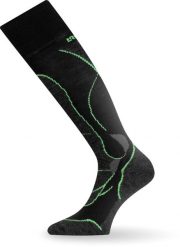 Skarpety narciarskie Lasting STW 986 Merino. Czarne skarpetki damskie LASTING, z aplikacjami, z elastanu. Za 129.90 zł.