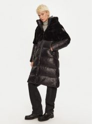 Blauer Kurtka zimowa 24WBLDK02556 Czarny Regular Fit. Czarne kurtki damskie Blauer, na zimę, l, bez wzorów, z syntetyku, bez kaptura. Za 929.99 zł.